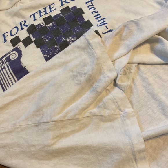 Vintage white cotton t-shirt, 90s - Picture 4 of 5